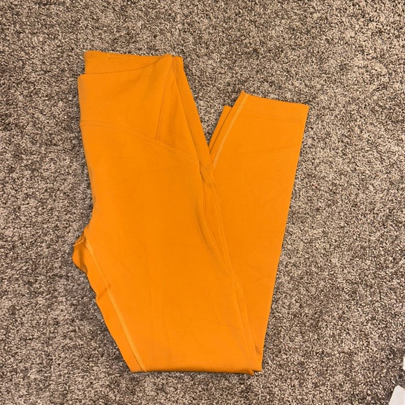 Lululemon orange leggings - Picture 2 of 2